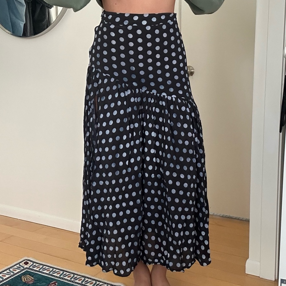 Alexandra Miro Polka Dot Skirt
